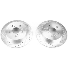 Load image into Gallery viewer, Power Stop 18-19 Toyota Camry Rear Evolution Drilled &amp; Slotted Rotors - Pair
