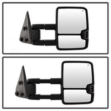 Load image into Gallery viewer, xTune Chevy Silverado 99-02 G2 Heated Amber LED Signal Telescoping Mirrors MIR-CS99S-G2-PWH-AM-SET
