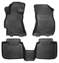 Load image into Gallery viewer, Husky Liners 2015 Subaru Legacy/Outback Weatherbeater Black Front &amp; 2nd Seat Floor Liners
