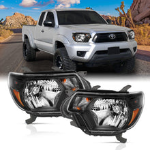 Load image into Gallery viewer, ANZO 2012-2015 Toyota Tacoma Crystal Headlights Black

