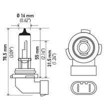 Load image into Gallery viewer, Hella Optilux H10 12V/42W XY Xenon Yellow Bulb
