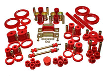 Load image into Gallery viewer, Energy Suspension 85-93 Ford Mustang Red Hyper-flex Master Bushing Set w/ V-8
