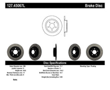 Load image into Gallery viewer, StopTech 04-10 Mazda3 Slotted &amp; Drilled Left Rear Rotor
