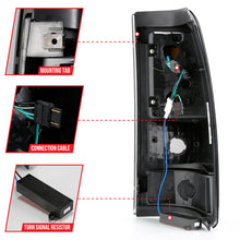 Load image into Gallery viewer, ANZO 1999-2002 Chevy Silverado 1500 LED Taillights Plank Style Black w/Smoke Lens
