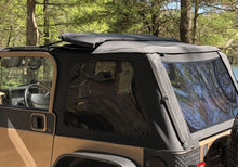 Load image into Gallery viewer, Rampage 18-21 Jeep Wrangler (JL) Unlimited Frameless TrailView Fastback Soft Top Kit - Black Diamond
