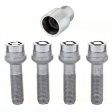 Load image into Gallery viewer, McGard Wheel Lock Bolt Set - 4pk. (Radius Seat) M14X1.5 / 17mm Hex / 45.0mm Shank Length - Chrome
