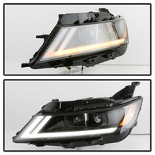 Load image into Gallery viewer, xTune 14-18 Chevy Impala (Excl Limited) DRL Halogen Proj Headlights - Blk (PRO-JH-CIM15-LB-BK)
