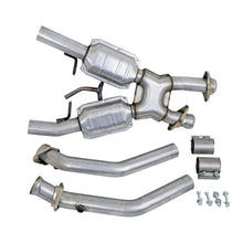 Load image into Gallery viewer, BBK 94-95 Mustang 5.0 High Flow X Pipe With Catalytic Converters - 2-1/2
