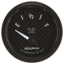 Load image into Gallery viewer, Autometer GT Series 52mm Short Sweep Electronic 240-33 ohms Fuel Level (For use w/ 3262)
