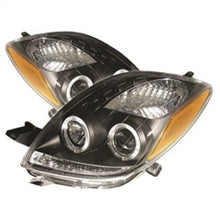 Load image into Gallery viewer, Spyder Toyota Yaris 06-08 2DR Projector Headlights LED Halo- LED Blk PRO-YD-TYA06-HL-BK
