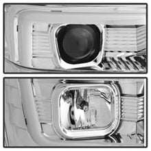 Load image into Gallery viewer, Spyder 08-10 Ford F-250 Super Duty V2 Light Bar DRL Projector Headlights - Chrm (PRO-YD-FS08V2-LB-C)
