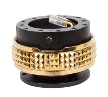 Load image into Gallery viewer, NRG Quick Release Kit - Pyramid Edition - Black Body / Chrome Gold Pyramid Ring
