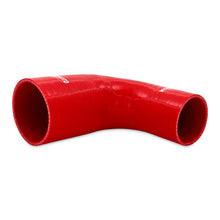 Load image into Gallery viewer, Mishimoto Silicone Reducer Coupler 90 Degree 2.5in to 3.25in - Red
