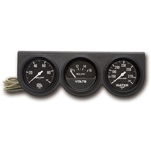 Load image into Gallery viewer, Autometer Autogage 66.7mm Mech 0-100PSI/0-16Volts/130-280 Deg F Oil Press/Volt/Water Temp Gauge
