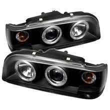 Load image into Gallery viewer, Spyder Volvo 850 93-97 Projector Headlights LED Halo Black High H1 Low H1 PRO-YD-VO85092-HL-BK
