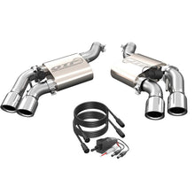 Load image into Gallery viewer, QTP 16-18 Chevrolet Camaro SS 6.2L 304SS Screamer Axle Back Exhaust w/4in Quad Tips
