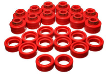 Load image into Gallery viewer, Energy Suspension 92-99 GM Denal XL/Suburban 2WD/Yukon XL 2WD Red Body (Cab) Mount Set
