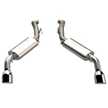 Load image into Gallery viewer, QTP 14-15 Chevrolet Camaro SS 6.2L 304SS AR3 Axle Back Exhaust w/4.5in Tips
