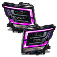 Load image into Gallery viewer, Oracle 21-22 Nissan Titan RGB+W Headlight DRL Upgrade - ColorSHIFT w/ RF Controller
