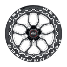 Load image into Gallery viewer, Weld S907 15X10 Laguna Beadlock 5X115 ET22 BS6.4 Gloss Black MIL Dia 78.1
