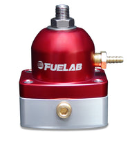 Load image into Gallery viewer, Fuelab 535 TBI Adjustable Mini FPR 10-25 PSI (2) -6AN In (1) -6AN Return - Red
