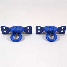 Load image into Gallery viewer, Ford Racing 17-22 Super Duty Tow Hooks - Blue (Pair)
