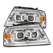 Load image into Gallery viewer, AlphaRex 04-08 Ford F150 PRO-Series Projector Headlights Black w/ Sequential Signal and DRL
