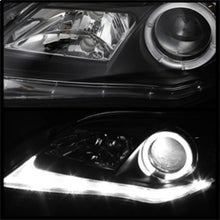 Load image into Gallery viewer, Spyder Toyota Corolla 11-13 Projector Headlights Halogen Model Only - DRL LED Blk PRO-YD-TC11-DRL-BK
