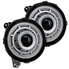 Load image into Gallery viewer, Oracle Oculus Bi-LED Projector Headlights for Jeep JL/Gladiator JT - Satin Silver - 5500K
