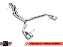 Load image into Gallery viewer, AWE Tuning Porsche Macan Touring Edition Exhaust System - Chrome Silver 102mm Tips
