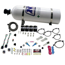 Load image into Gallery viewer, Nitrous Express GM EFI Dual Stage Nitrous Kit (50-150HP x 2) w/15lb Bottle
