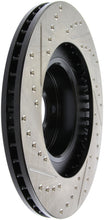 Load image into Gallery viewer, StopTech 02-10 Subaru WRX Slotted &amp; Drilled Left Front Rotor (exc. STi)
