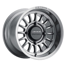 Load image into Gallery viewer, Method MR411 Bead Grip 15x7 / 4+3/13mm Offset / 4x156 / 132mm CB Gloss Titanium Wheel
