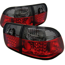Load image into Gallery viewer, Spyder Honda Civic 96-98 4Dr LED Tail Lights Red Smoke ALT-YD-HC96-4D-LED-RS
