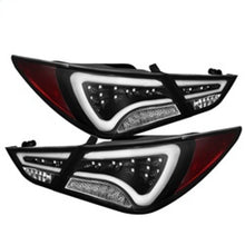 Load image into Gallery viewer, Spyder Hyundai Sonata 11-13 LED Tail Lights Light Bar Black ALT-YD-HYSON11-LED-BK
