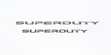 Load image into Gallery viewer, Putco 17-20 Ford SUPERDUTY Letters (Stamped/Black Platinum) Hood/Front
