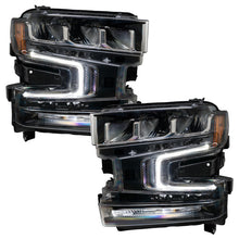 Load image into Gallery viewer, Oracle 19-21 Chevy Silverado 1500 RGB+W Headlight DRL Upgrade Kit - ColorSHIFT w/o Controller
