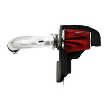 Load image into Gallery viewer, Spectre 11-14 Ford Mustang GT V8-5.0L F/I Air Intake Kit - Polished w/Red Filter
