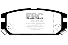 Load image into Gallery viewer, EBC 94-95 Eagle Talon 2.0 Turbo 4WD (2nd Generation)(284mm rear rotor) Ultimax2 Rear Brake Pads
