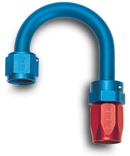 Load image into Gallery viewer, Russell Performance -6 AN Red/Blue 180 Degree Full Flow Swivel Hose End (With 1in Radius)
