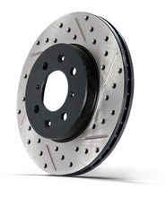 Load image into Gallery viewer, StopTech Select Sport Nissan Slotted and Drilled Right Rear Rotor
