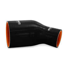 Load image into Gallery viewer, Mishimoto Silicone Reducer Coupler 45 Degree 2.5in to 4in - Black
