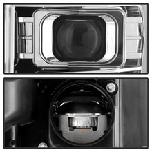 Load image into Gallery viewer, Spyder Ford F250/350/450 11-16 V2 High-Power LED Headlights-White Light Bar-Chrome PRO-YD-FS11V2PL-C
