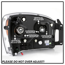 Load image into Gallery viewer, Spyder Dodge Ram 1500 06-08 V2 Projector Headlights - Light Bar DRL - Chrome (PRO-YD-DR06V2-LB-C)
