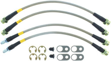 Load image into Gallery viewer, StopTech 08-10 Mitsubishi Lancer Ralliart Stainless Steel Rear Brake Lines
