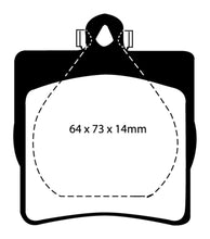 Load image into Gallery viewer, EBC 03-08 Chrysler Crossfire 3.2 Redstuff Rear Brake Pads
