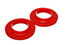 Load image into Gallery viewer, Energy Suspension Universal 2 1/8in ID 3 3/4in OD 3/4in H Red Coil Spring Isolators (2 per set)

