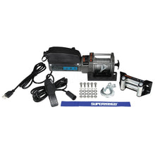 Load image into Gallery viewer, Superwinch 1,500 lbs. 1.1 HP 120V AC 1/8 In x 35ft. Wire Rope - Gray Wrinkle
