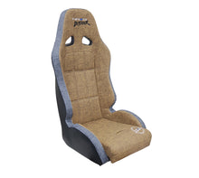 Load image into Gallery viewer, NRG Defender Seat/ Water Resistant Steel Frame Suspension - Brown w/ Gray Trim w/ Defender Logo
