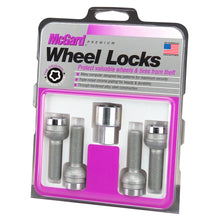 Load image into Gallery viewer, McGard Wheel Lock Bolt Set - 4pk. (Radius Seat) M14X1.5 / 17mm Hex / 45.0mm Shank Length - Chrome
